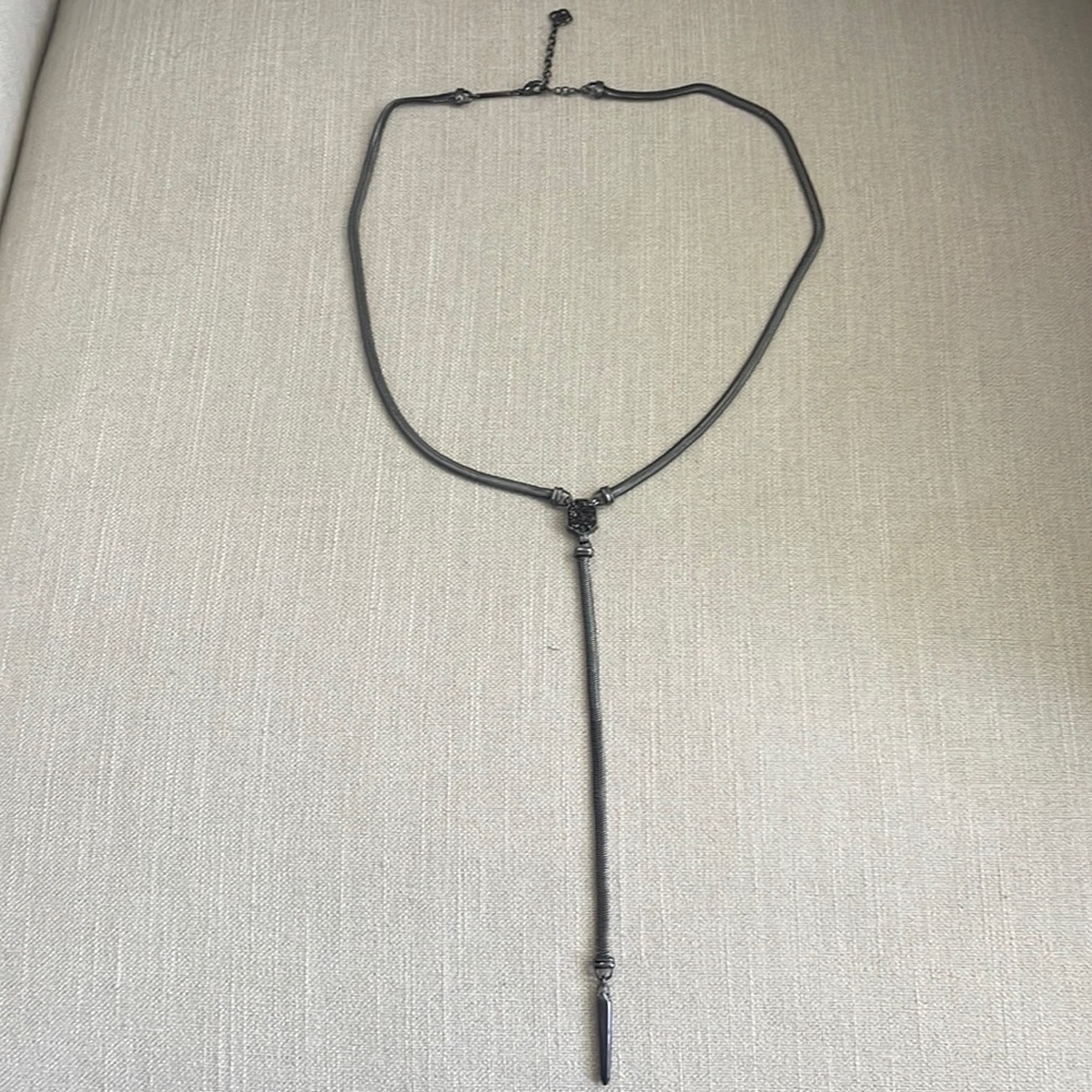 Gunmetal Kendra Scott Necklace
